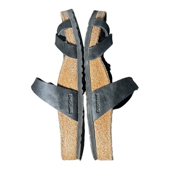 Birkenstock Mayari Black Birko-Flor Strap Toe Loop Sandals Size 39 - Picture 8 of 11